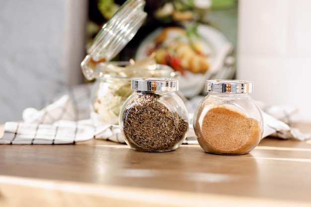 kuchnia z przyprawami